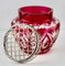Crystal Cut-to-Clear Pique Fleurs Vase mit Gitter von Val Saint Lambert 3