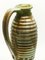 Jarrón o jarra de cerámica esmaltada en marrón y verde, años 30, Imagen 5