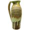 Brown and Green Glazed Ceramic Vase or Pitcher, 1930s 1