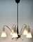 Lámpara de araña Diablo italiana vintage con cinco brazos, años 60, Imagen 6