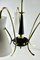 Lámpara de araña Diablo italiana vintage con cinco brazos, años 60, Imagen 7