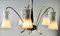 Vintage Italian Diablo Chandelier with 5 Arms in the Style of Stilnovo, 1960s 5