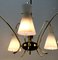 Vintage Italian Diablo Chandelier with 5 Arms in the Style of Stilnovo, 1960s 3