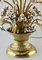 Brass and Silver Metal Flowers Bouquet in a Basket Lamp, 1960s, Image 6