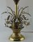 Brass and Silver Metal Flowers Bouquet in a Basket Lamp, 1960s 8