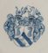 Grand Chargeur Armorial de Delft Bleu et Blanc, 1600s 2