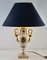 French Porcelain Table Lamp with Hand Painted Decoration, 1930s 3