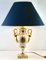 French Porcelain Table Lamp with Hand Painted Decoration, 1930s 2
