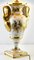 Französische Porzellan Tischlampe mit handbemalter Dekoration, 1930er 8