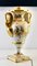 Französische Porzellan Tischlampe mit handbemalter Dekoration, 1930er 9