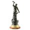 Statua di giovane fabbro in spelter dopo J Becox, Francia, Immagine 1