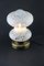 Glass White Clouds Table Lamp from Peill & Putzler, 1970s, Image 3