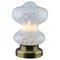 Glass White Clouds Table Lamp from Peill & Putzler, 1970s 6