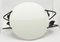Art Deco Porcelain Gateau Plate with Handle or Carrier in Wrought Iron 9