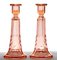 Art Deco Luxval Candlesticks by Charles Graffart for Val Saint Lambert, Set of 2 2