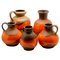 Fat Lava Vessels from Steuler, Germany, 1960s, Set of 5 1