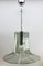 Italian Mid-Century Modern Acrylic Glass Pendant Lamp 11