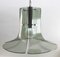 Italian Mid-Century Modern Acrylic Glass Pendant Lamp 12