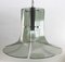 Italian Mid-Century Modern Acrylic Glass Pendant Lamp, Image 12