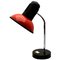 Red Adjustable Desk or Side Table Lamp from Massive, 1970s 1
