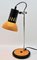 Desk Lamp in Yellow Metal and Chrome from Aluminor, France, 1970s, Image 1