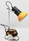 Desk Lamp in Yellow Metal and Chrome from Aluminor, France, 1970s 9