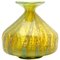Soliflore Vase with Wide Rimmed Mouth and Bubble Inclusions, Mdina, 1970s 1