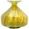 Vase Soliflore avec Large Bordure et Inclusions de Bulles, Mdina, 1970s 1