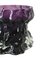 Rock Crystal Range Vases in Deep Purple from Ingrid Glass, Germany, Set of 2 8