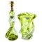 Twisted Light Tischlampe und Vase aus Kristallglas von Val Saint Lambert, 2er Set 1