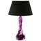 Twisted Light Crystal Glass Table Lamp from Val Saint Lambert 1