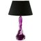 Twisted Light Crystal Glass Table Lamp from Val Saint Lambert, Image 1