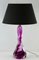 Twisted Light Crystal Glass Table Lamp from Val Saint Lambert 2