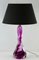 Twisted Light Crystal Glass Table Lamp from Val Saint Lambert, Image 2