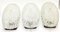 3 Wall Lights with Glass Shades Inspired by the Fibonacci Pattern, Set of 3, Image 7