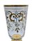 Bohemian Glass Footed Jar with Gold Leaf Decoration, Image 5