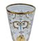 Bohemian Glass Footed Jar with Gold Leaf Decoration 7