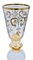 Bohemian Glass Footed Jar with Gold Leaf Decoration 3