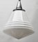 Pendant Stem Lamp with Large Tiered Opaline Shade from Philips, Belgium, 1930s 6