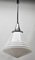Pendant Stem Lamp with Large Tiered Opaline Shade from Philips, Belgium, 1930s 7