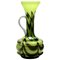Italian Opalescent Green and Brown Opaline Pitcher, Florence 1