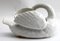 White Majolica Swan Jardinières from Imperiale Nimy Belgium, 1900, Set of 2 10