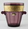 Art Deco Amethyst Vasen mit Klassischem Fries von Walther, 2er Set 3