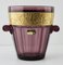 Art Deco Amethyst Vases with Classical Frieze from Walther, Germany, Set of 2 3
