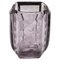 Art Deco Amethyst Vase mit Graviertem Geometrischem Design 1