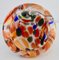 Pique Fleurs Vase in Multicolored Splatter Glass with Grille 7
