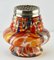 Pique Fleurs Vase in Multicolored Splatter Glass with Grille 4