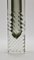 Jarrón de cristal de Murano tallado a mano en antracita ahumado con líneas diagonales de Flavio Poli, Imagen 7