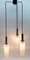 Mid-Century Chrome Pendant with Three Lamps 6