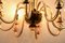 Bohemian Handcrafted Amber Murano Crystal Chandelier with 8 Arms 3